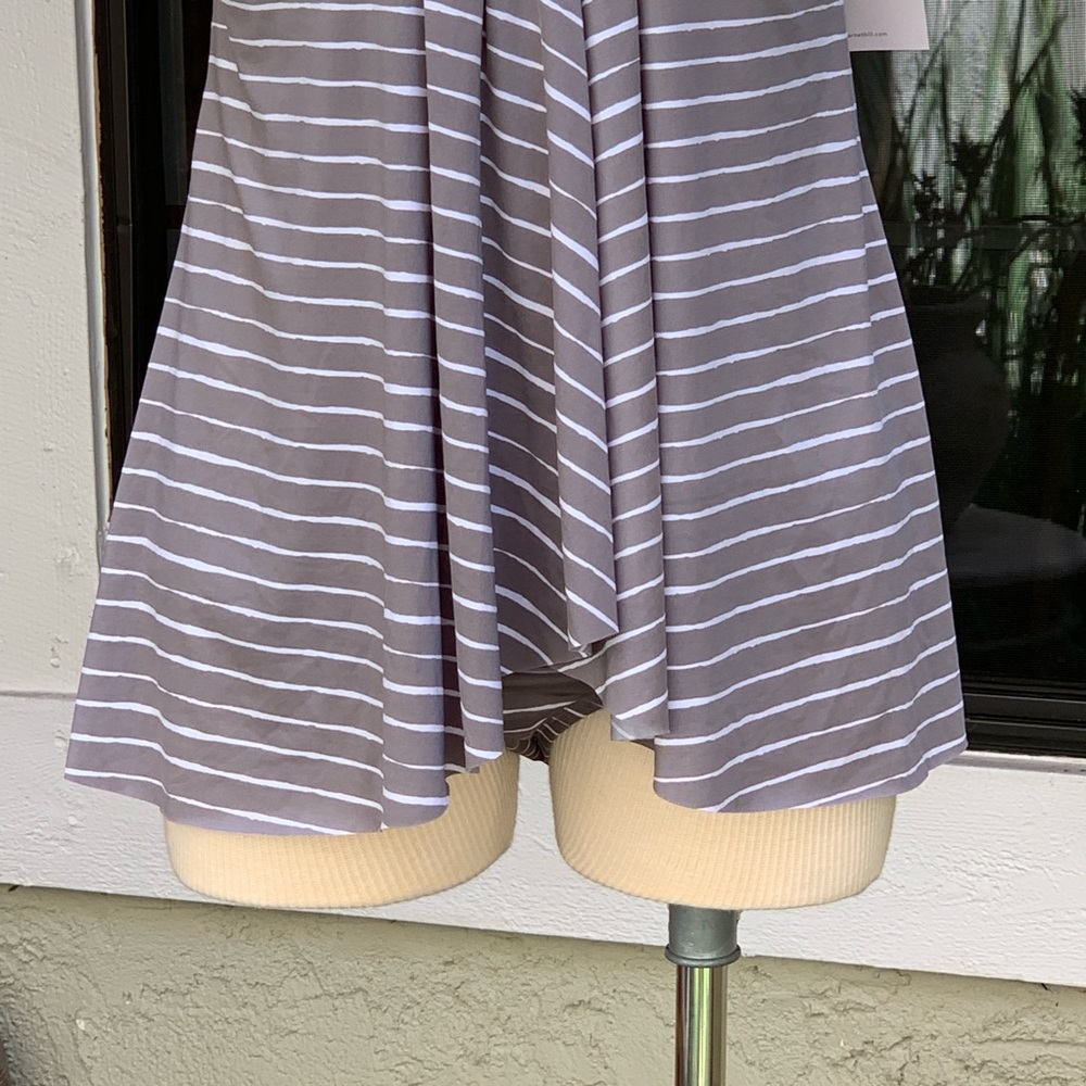 GARNET HILL Retro-Rauched Overlay 1-piece swimsuit - Picture 6 of 8
